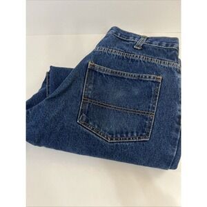 FADED GLORY‎ MENS BLUE JEANS 38x32 ORIGINAL FIT 100% COTTON DENIM